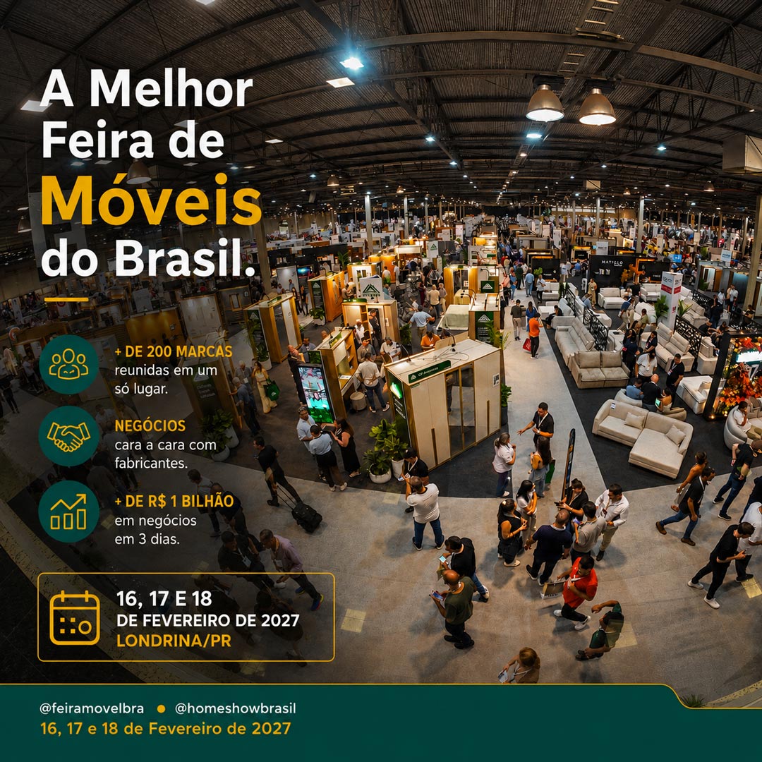 O que é a Móvelbra Home Show — A Maior Feira de Móveis do Brasil